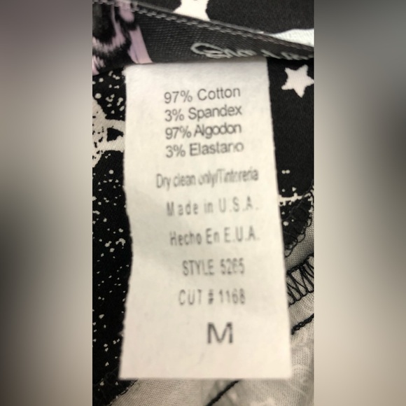 NWT Eva Rose Attic Salt SS Lunar Black Celestial Dress - M - Picture 11 of 11